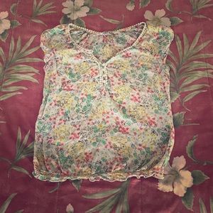 Boho Floral Blouse